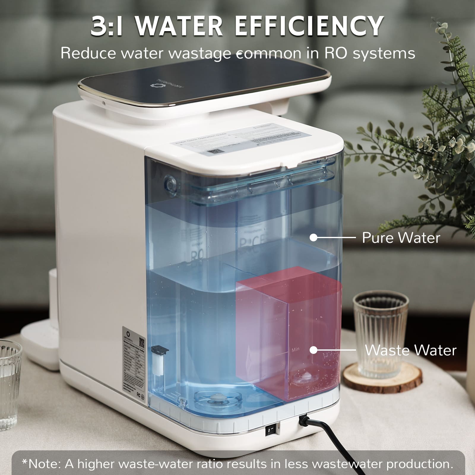 Countertop Instant Hot Filtered Water Dispenser